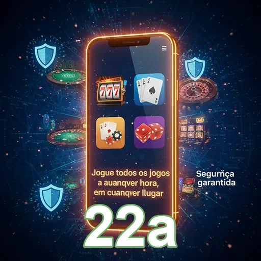 Imagem de um smartphone exibindo uma plataforma de casino móvel, destacando compatibilidade total para jogar com segurança