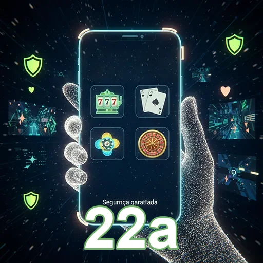 Imagem de um celular exibindo jogo de casino, reforçando jogo responsável e seguro